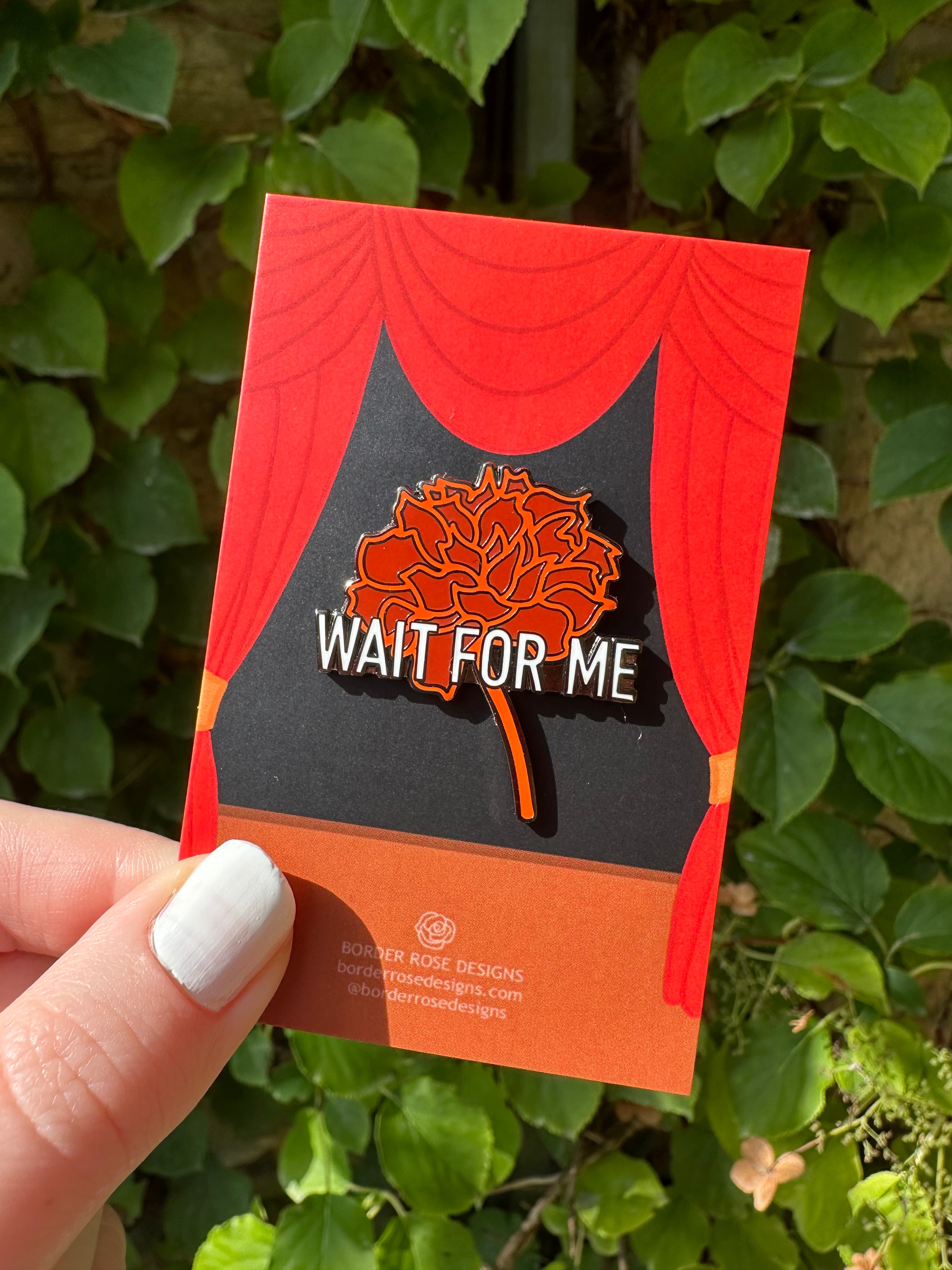 Wait For Me Hadestown Enamel Pin Badge