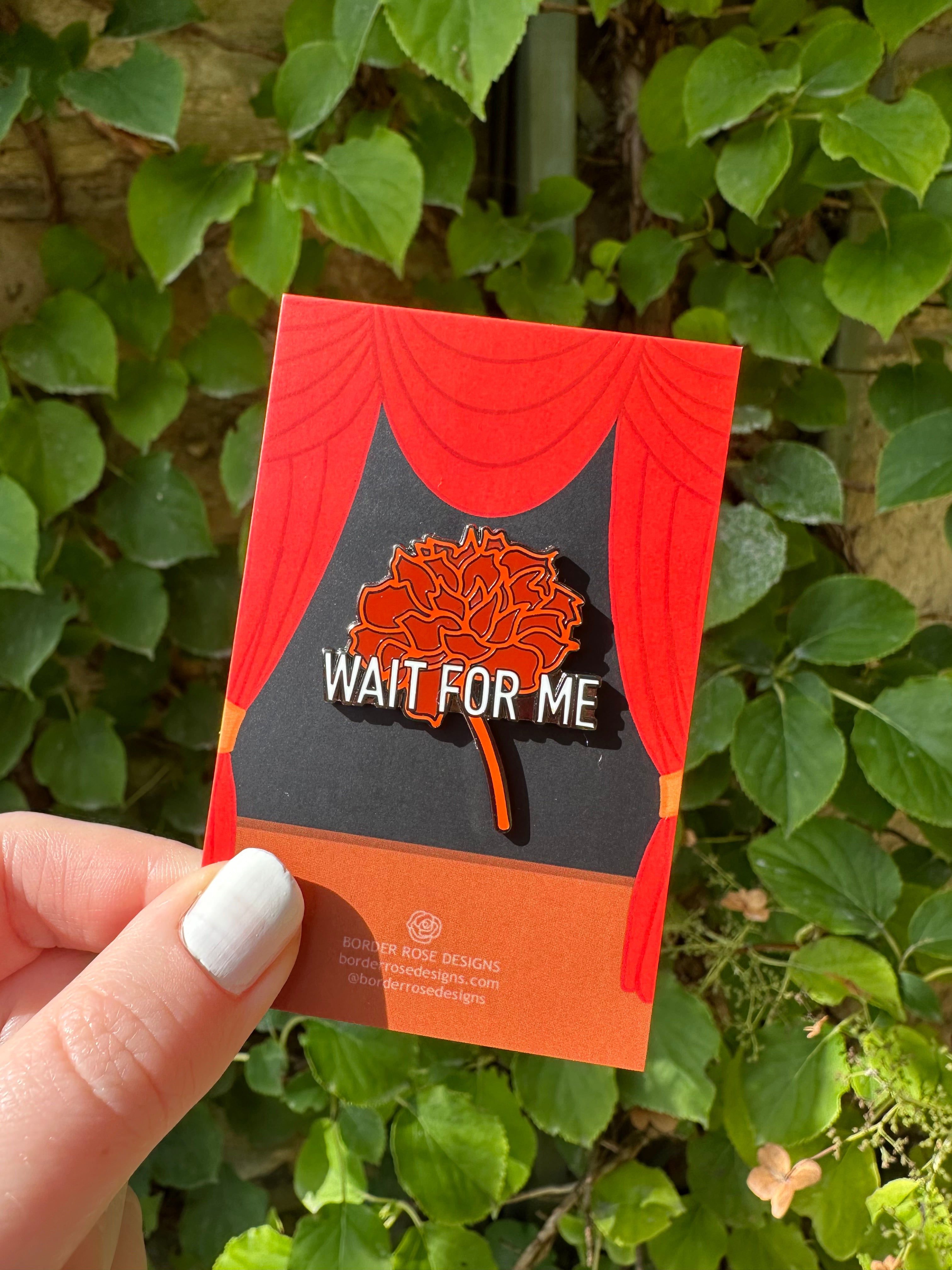 Wait For Me Hadestown Enamel Pin Badge