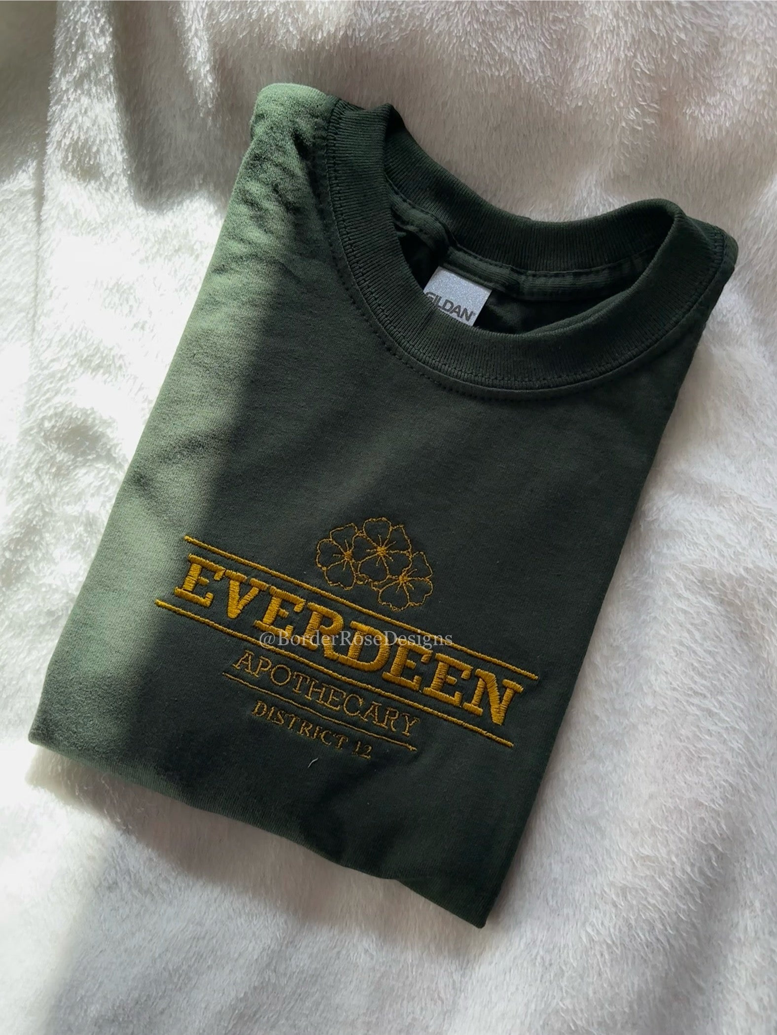 Everdeen's Apothecary Ready to Ship Unisex Embroidered T Shirt