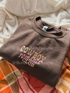 Cowboy Romance Club Unisex Embroidered Sweatshirt