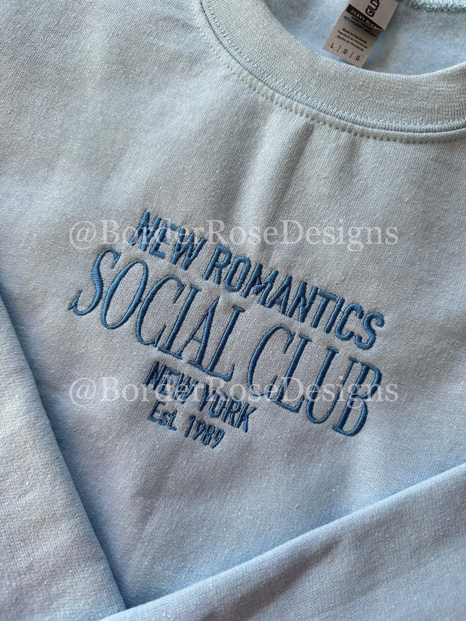 New Romantics Social Club Unisex Embroidered Sweatshirt