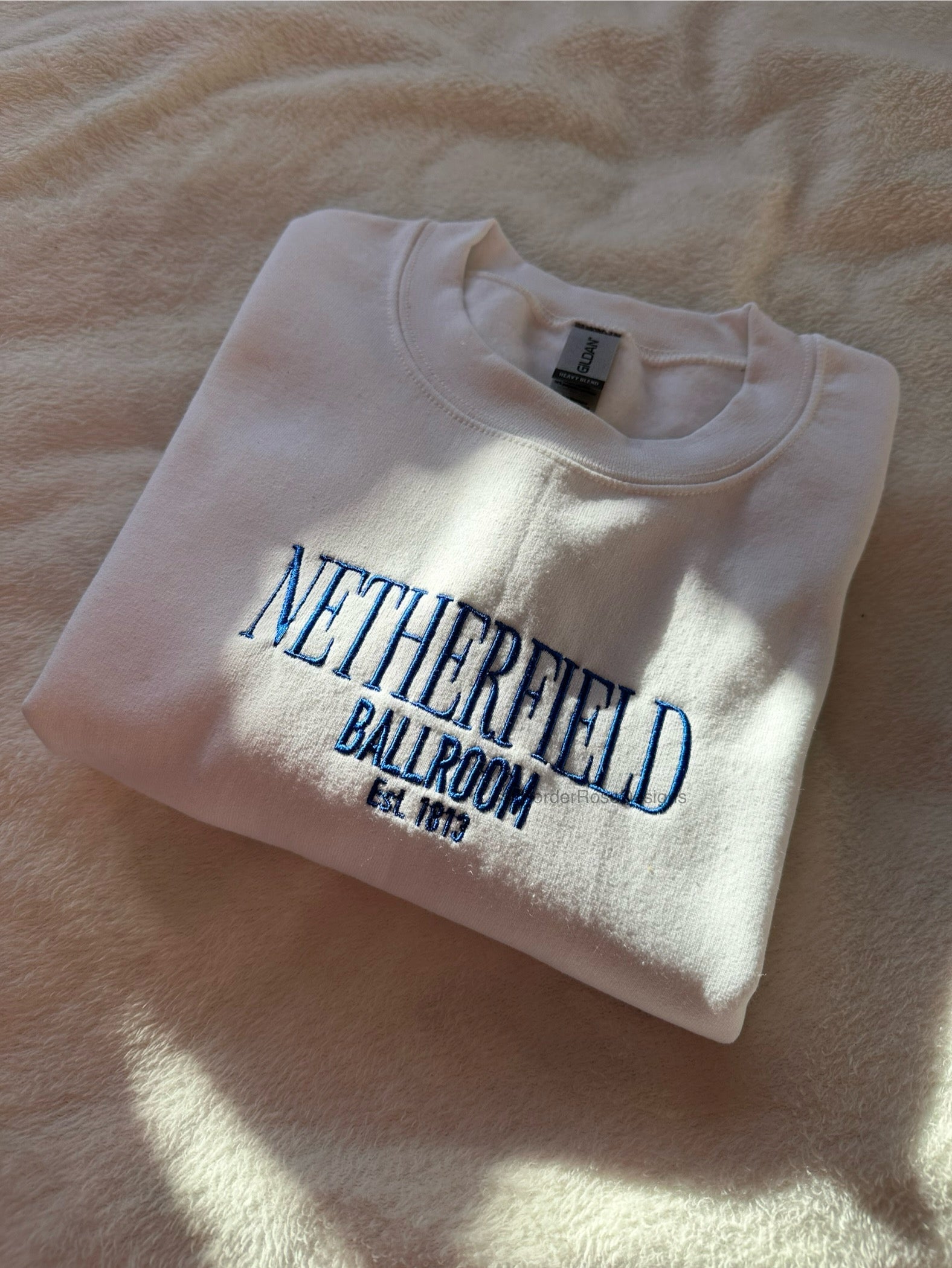 Netherfield Ballroom Unisex Embroidered Sweatshirt