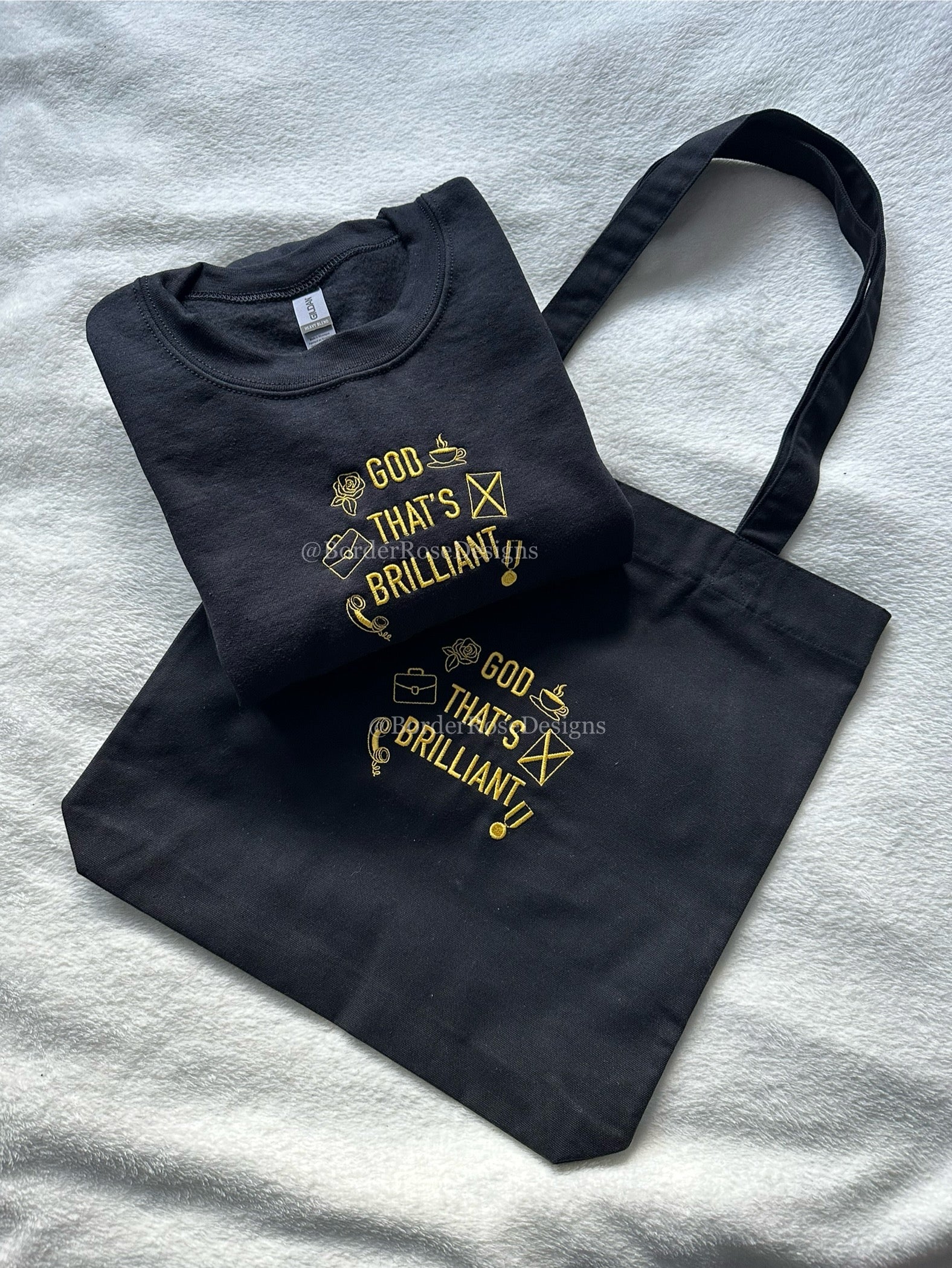 God That's Brilliant Operation Mincemeat Embroidered Tote Bag