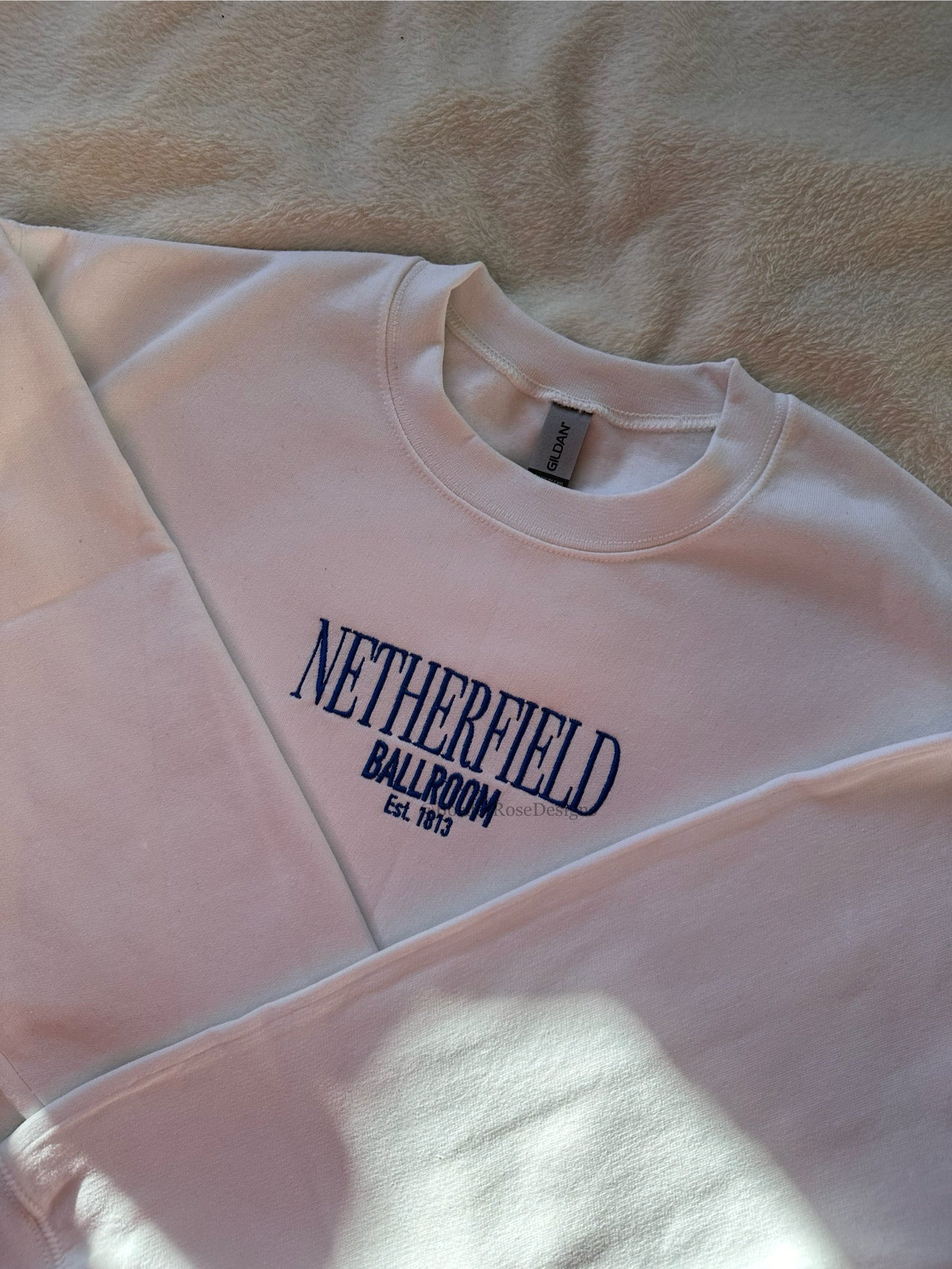 Netherfield Ballroom Unisex Embroidered Sweatshirt