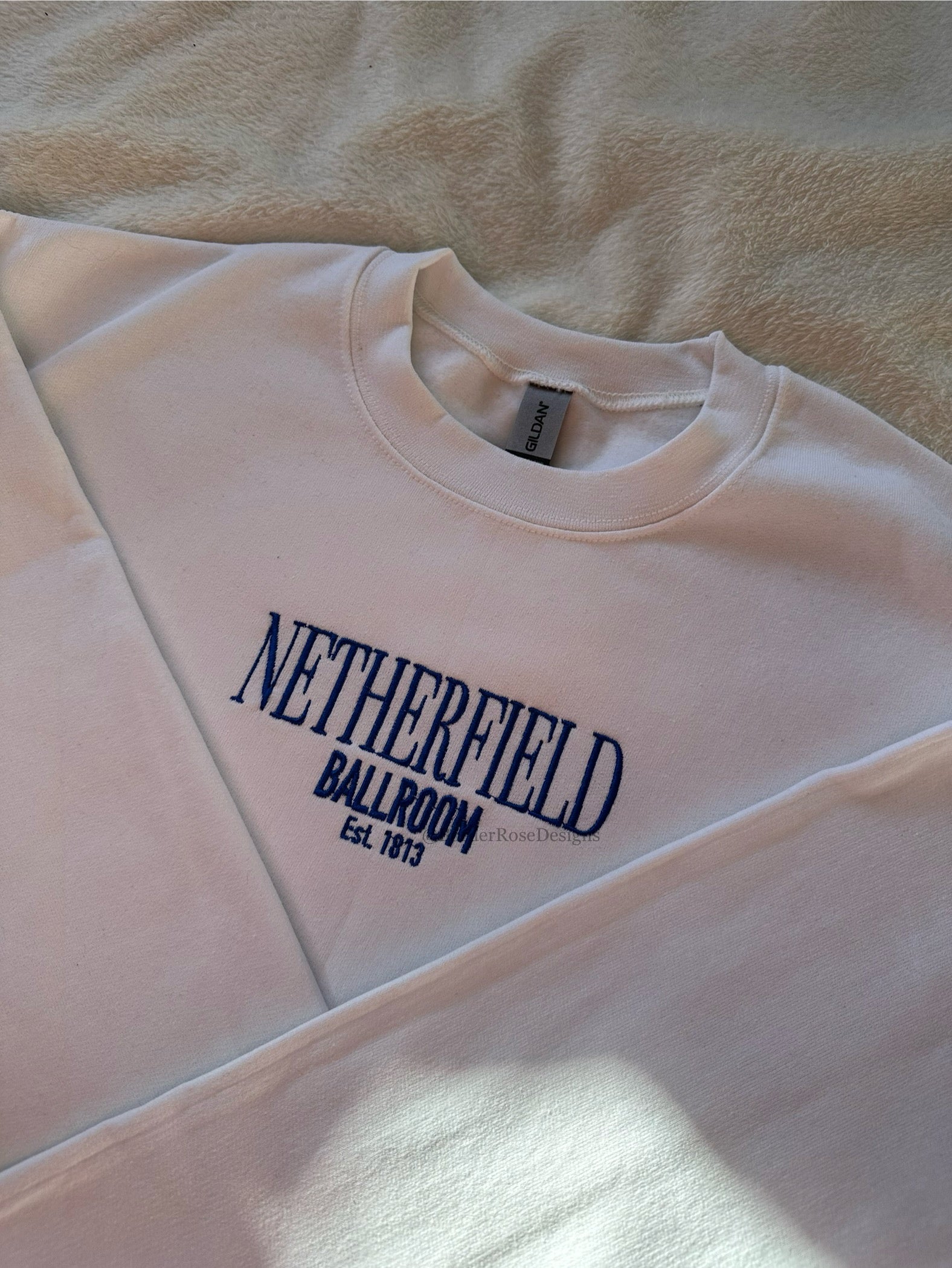 Netherfield Ballroom Unisex Embroidered Sweatshirt