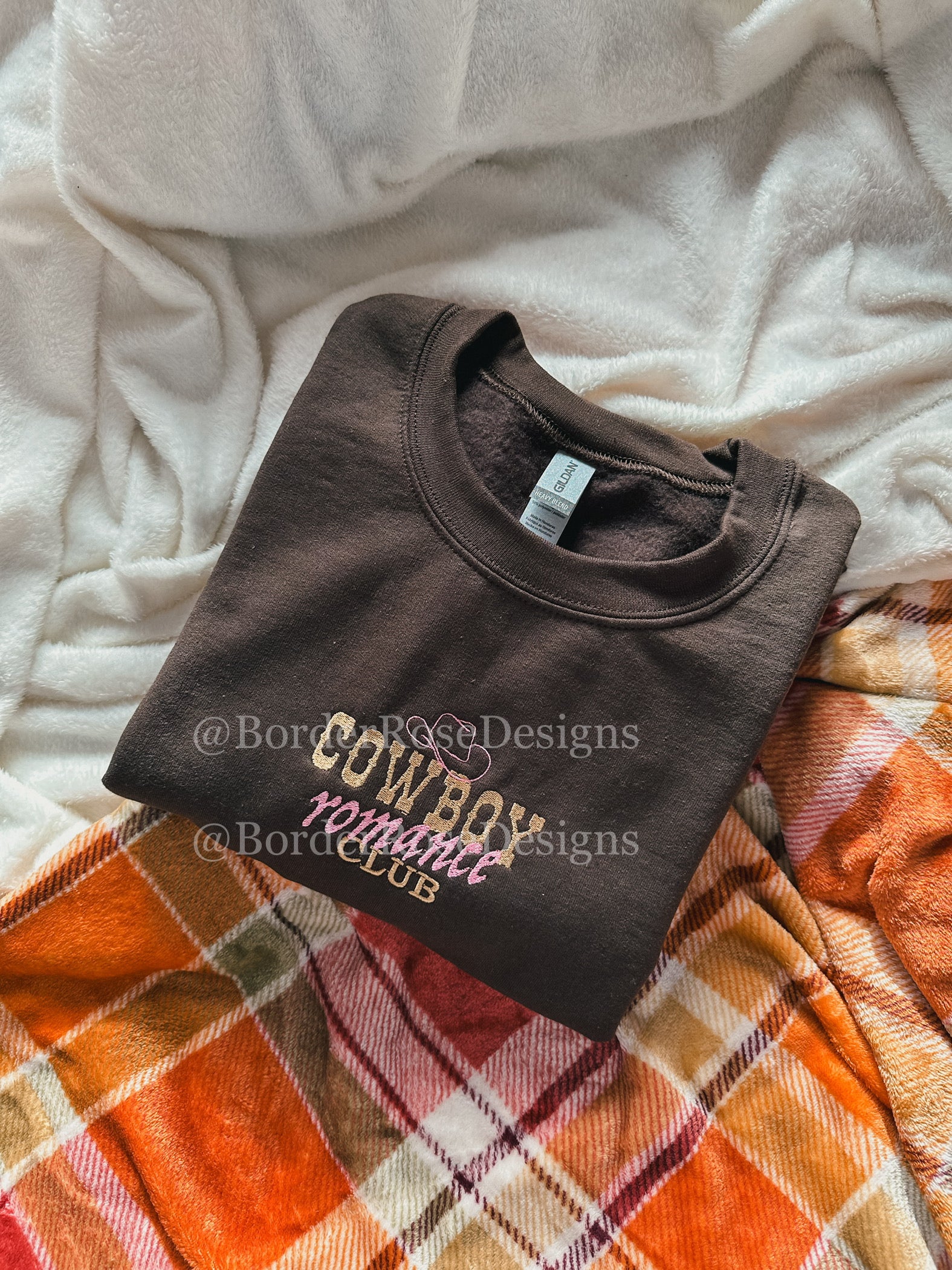 Cowboy Romance Club Unisex Embroidered Sweatshirt