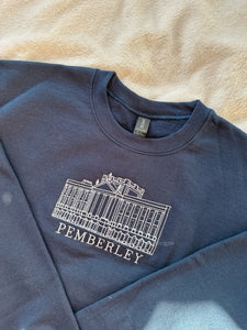 Pemberley Unisex Embroidered Sweatshirt