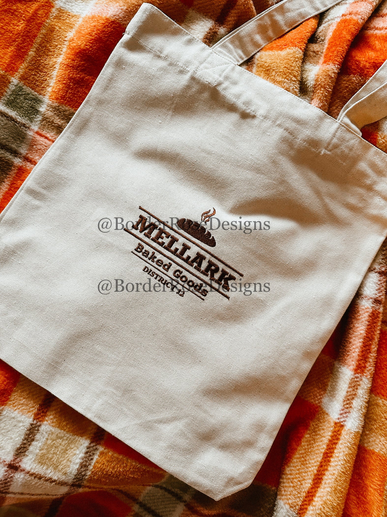 Mellark Baked Goods Embroidered Tote Bag