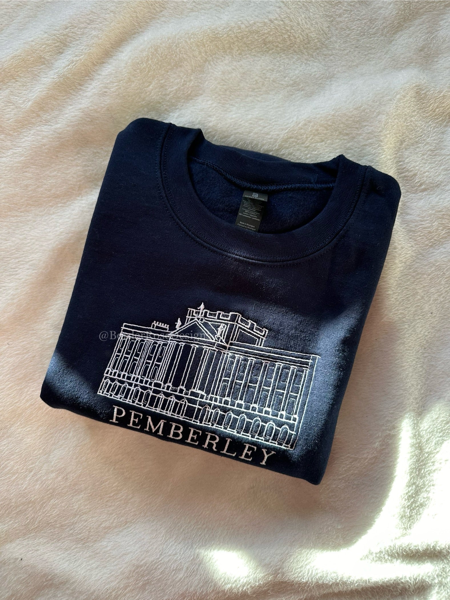 Pemberley Unisex Embroidered Sweatshirt