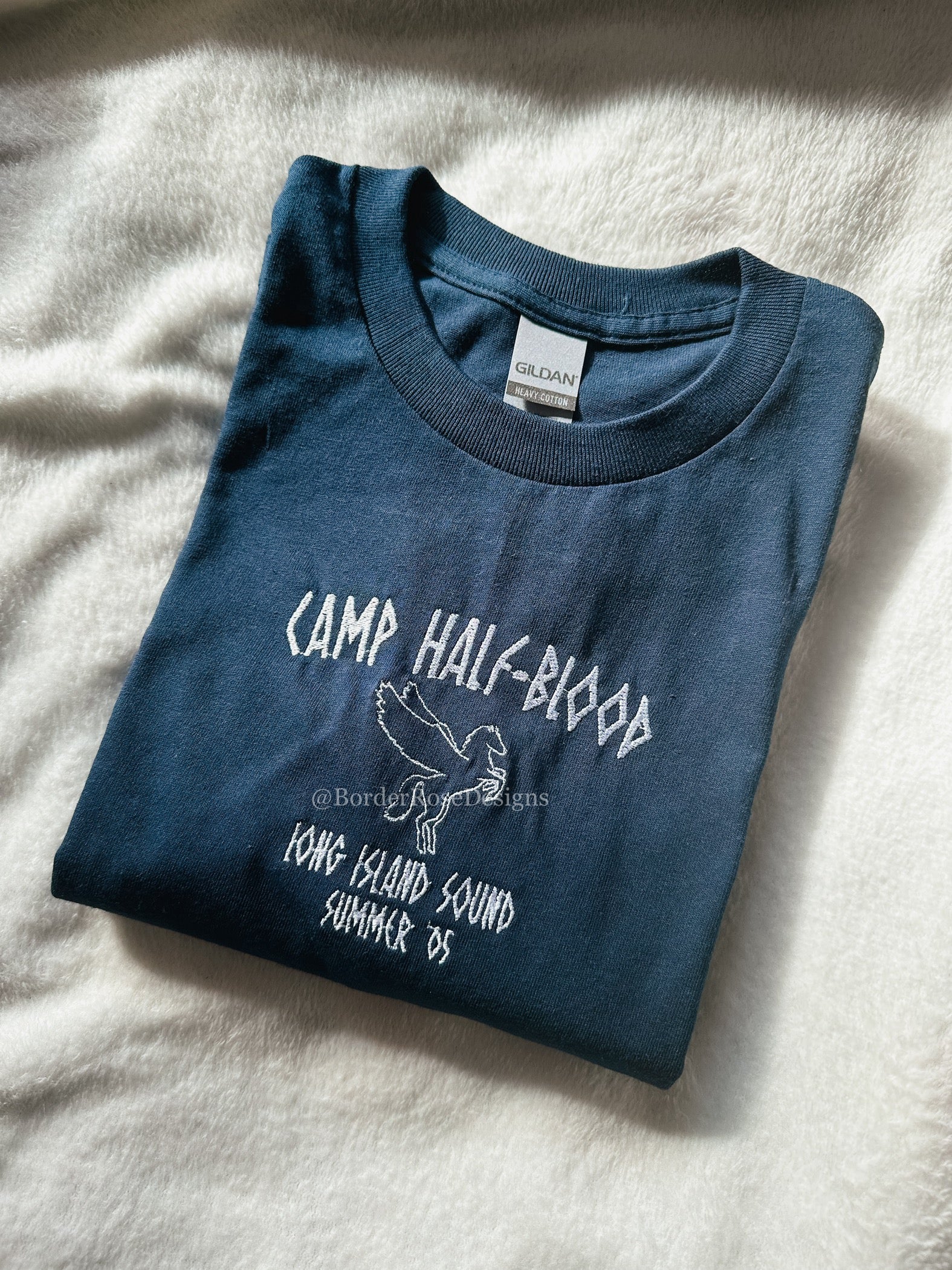 Camp Half-Blood Percy Jackson Ready to Ship Unisex Embroidered T Shirt