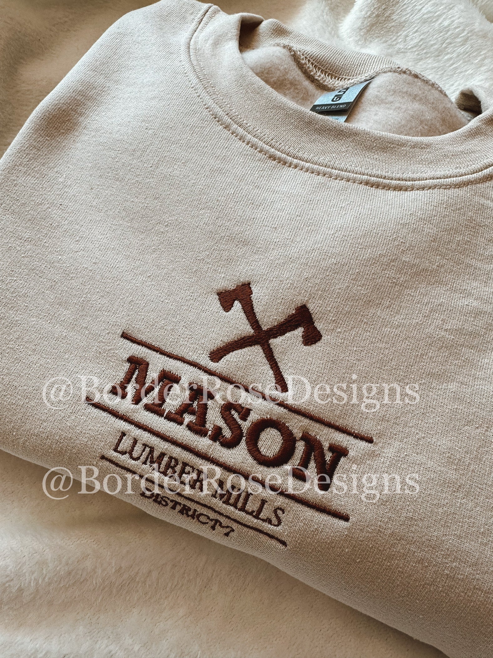 Mason's Lumber Mills Unisex Embroidered Sweatshirt