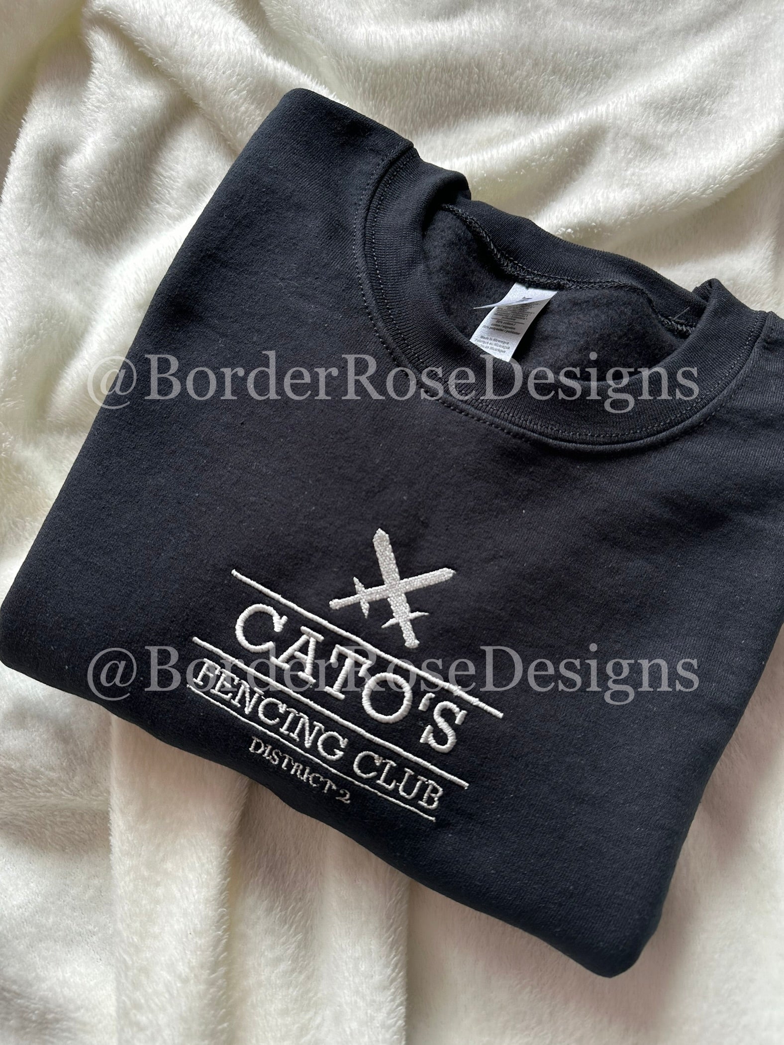 Cato's Fencing Club Unisex Embroidered Sweatshirt