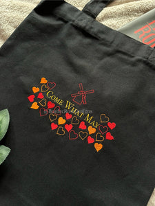 Come What May Moulin Rouge Embroidered Tote Bag