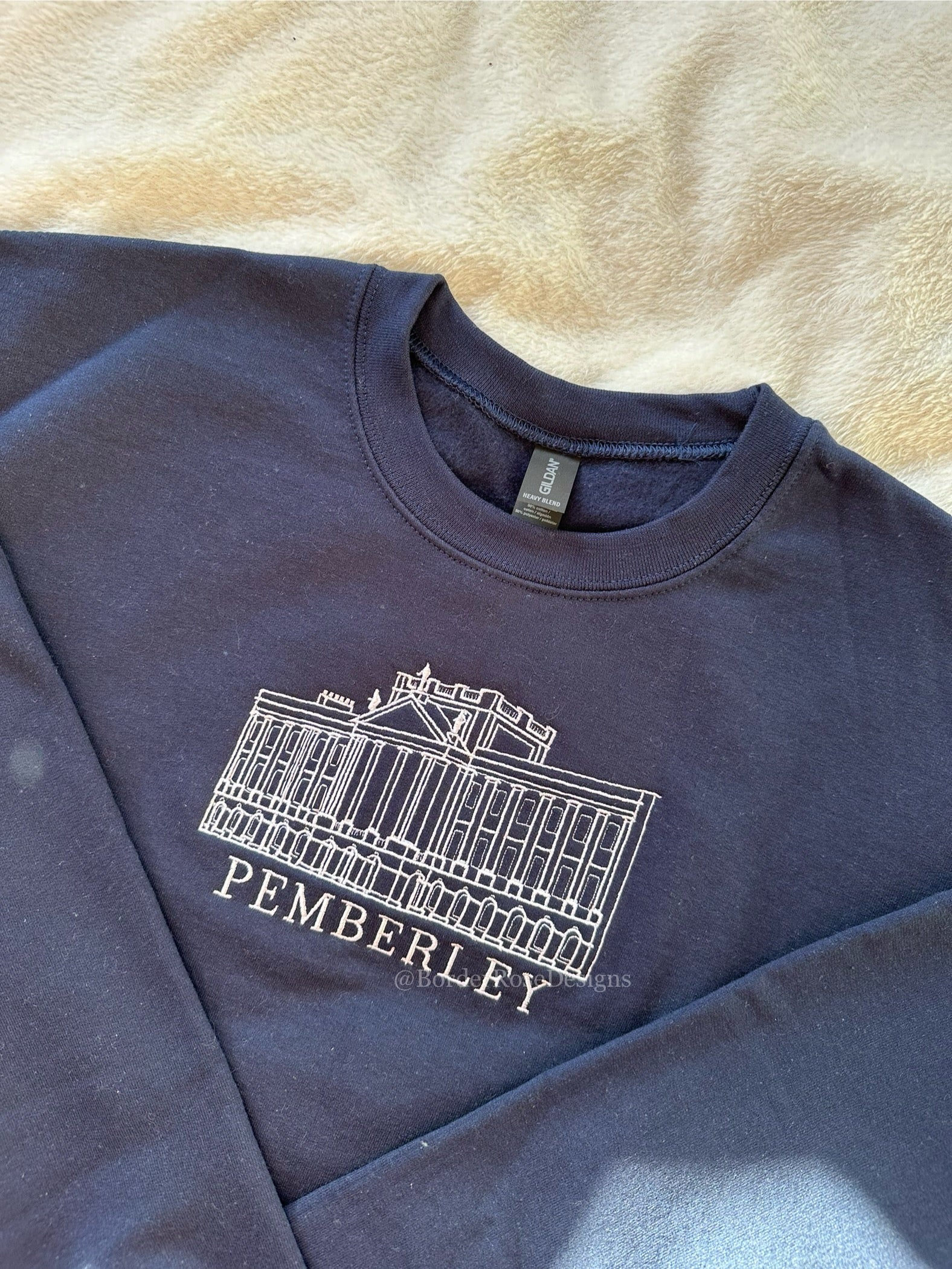 Pemberley Unisex Embroidered Sweatshirt