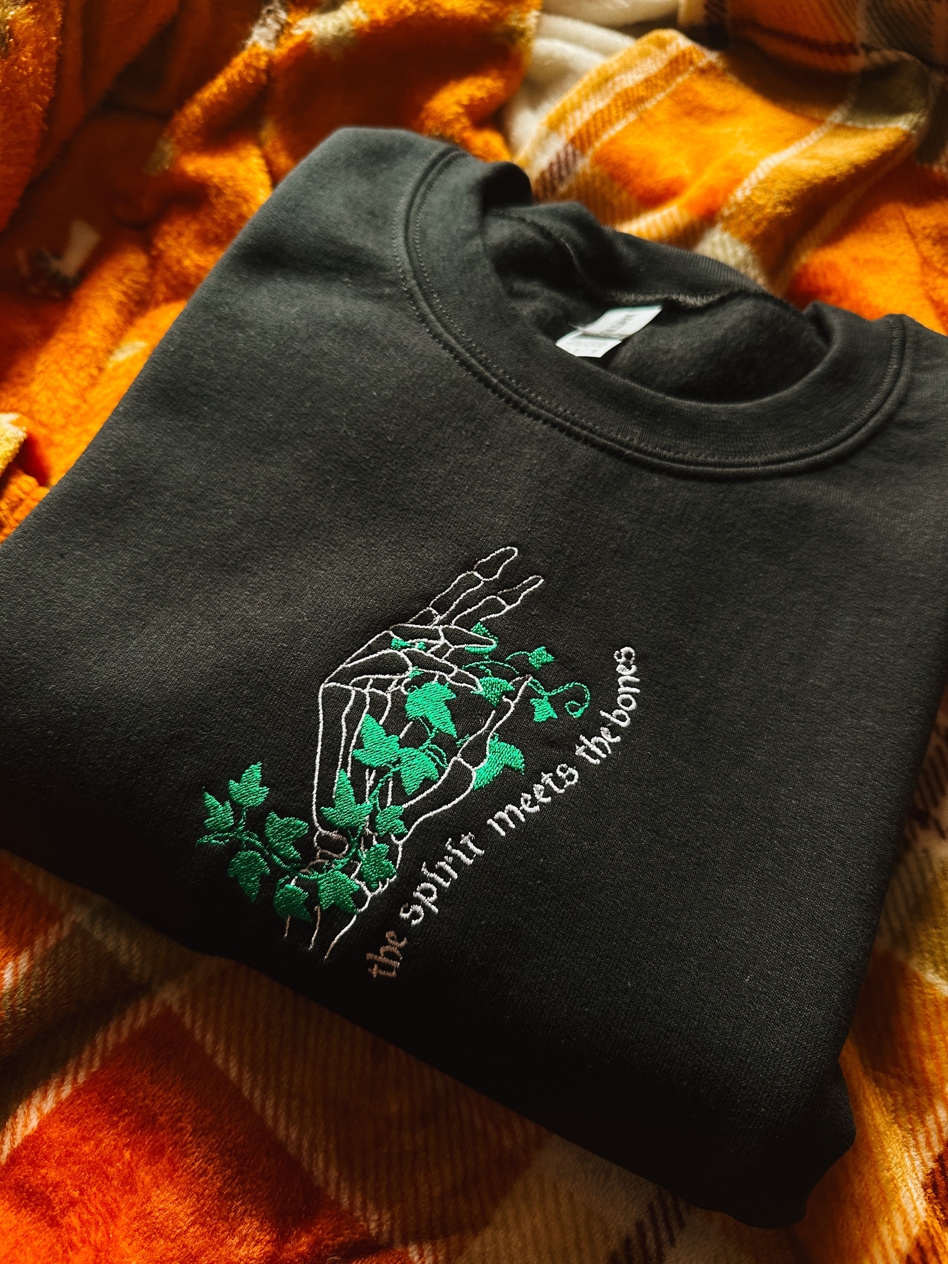 where the spirit meets the bones Unisex Sweatshirt