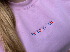 History, huh? Unisex Embroidered Sweatshirt